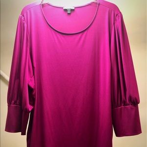 Lovely Lane Bryant fuschia blouse size 22/24